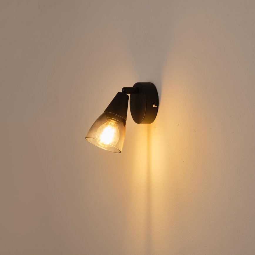 Faretto da parete CLASSY 1xE14/7W/230V fumé
