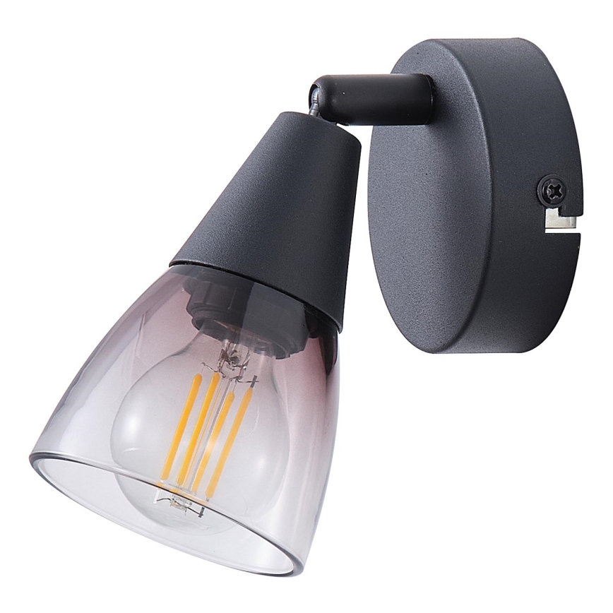 Faretto da parete CLASSY 1xE14/7W/230V fumé