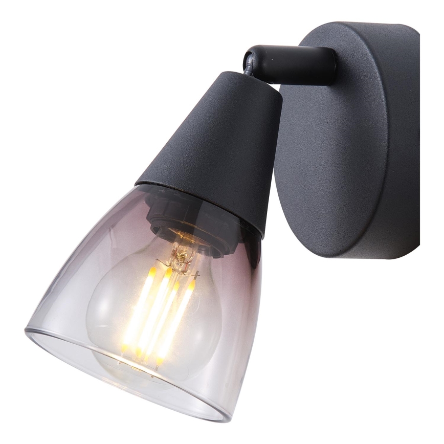 Faretto da parete CLASSY 1xE14/7W/230V fumé