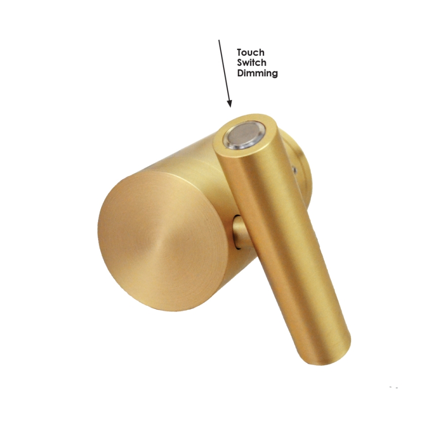 Faretto da parete dimmerabile a LED PLANET LED/4W/230V dorato