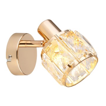 Faretto da parete DUBAI 1xE14/40W/230V Oro rosa