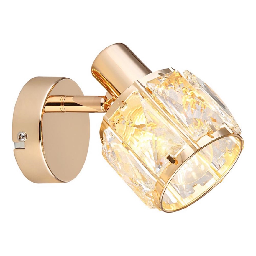 Faretto da parete DUBAI 1xE14/40W/230V Oro rosa