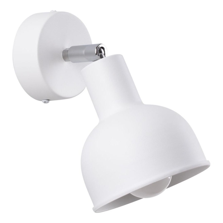 Faretto da parete ELBA 1xE27/15W/230V bianco