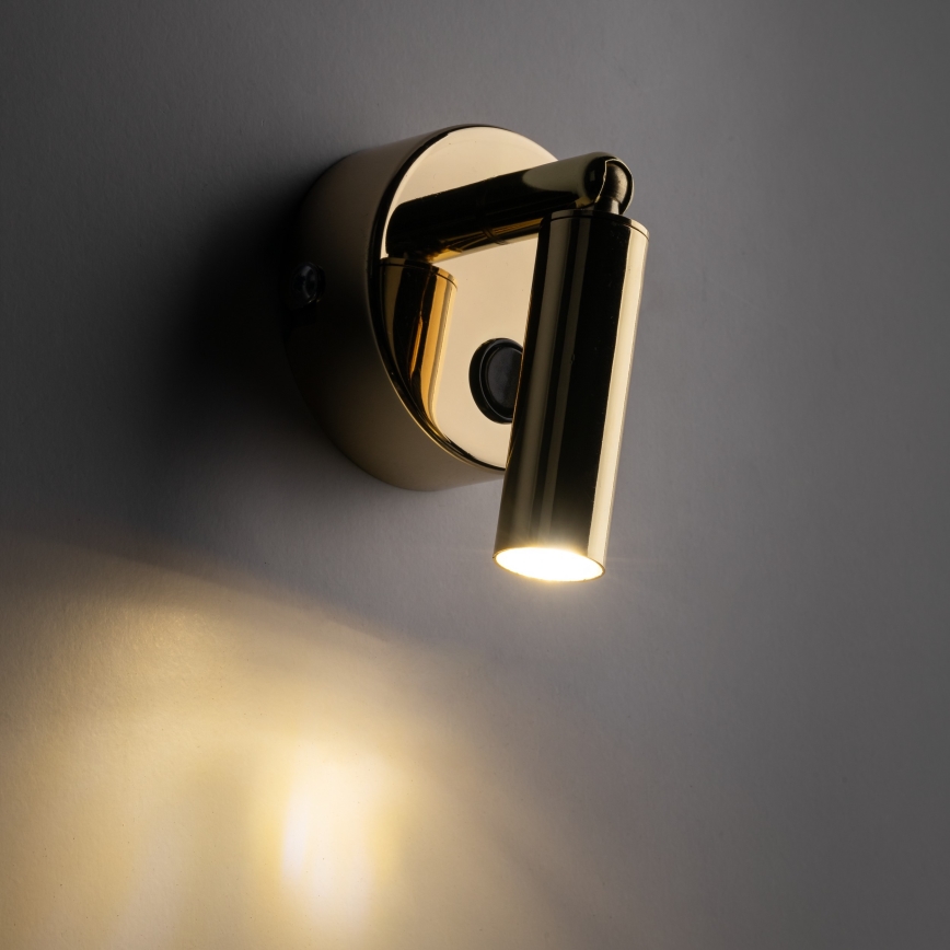 Faretto da parete ENZO 1xG9/8W/230V oro