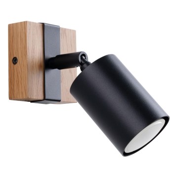 Faretto da parete FAGER 1xGU10/10W/230V nero