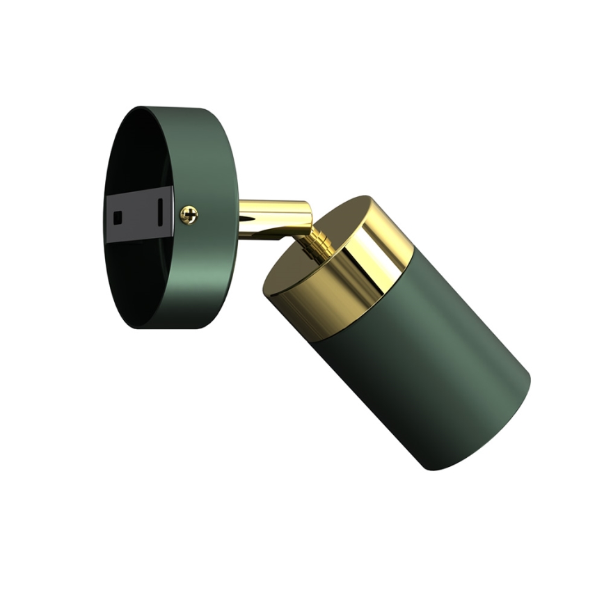 Faretto da parete JOKER 1xGU10/25W/230V verde/oro
