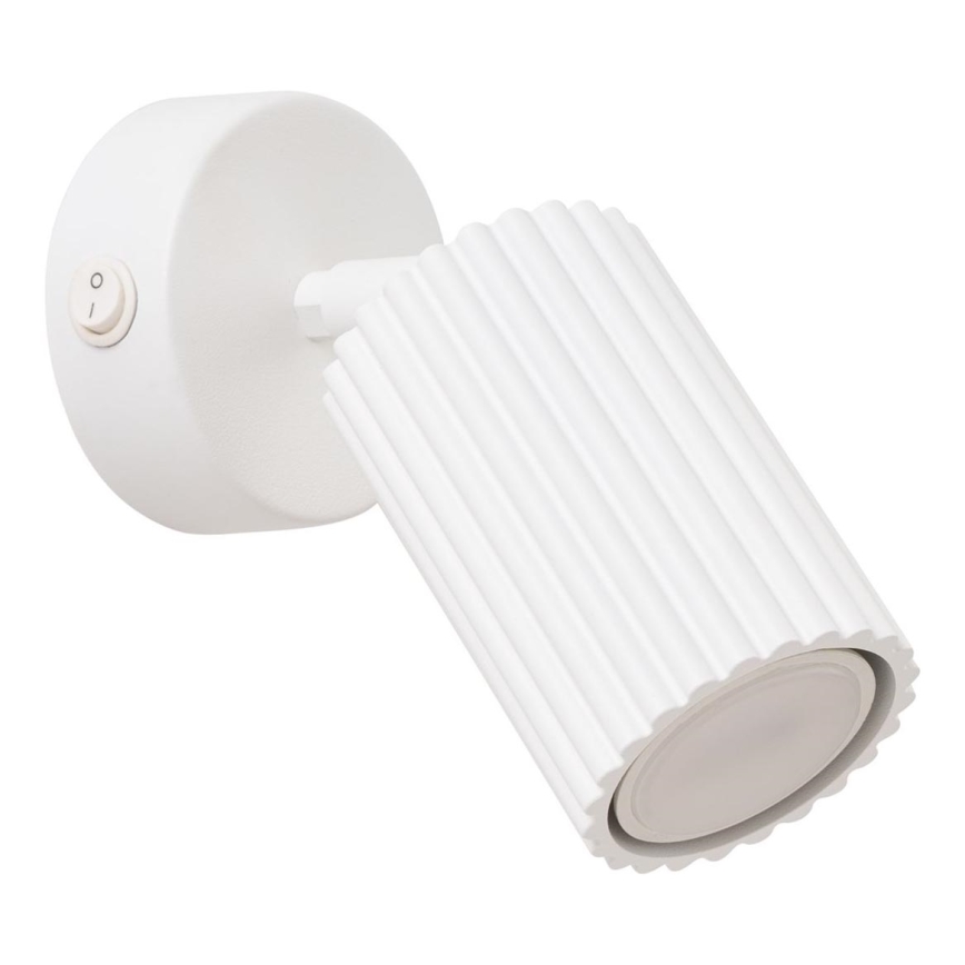 Faretto da parete KARBON 1xGU10/10W/230V bianco