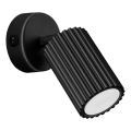 Faretto da parete KARBON 1xGU10/10W/230V nero