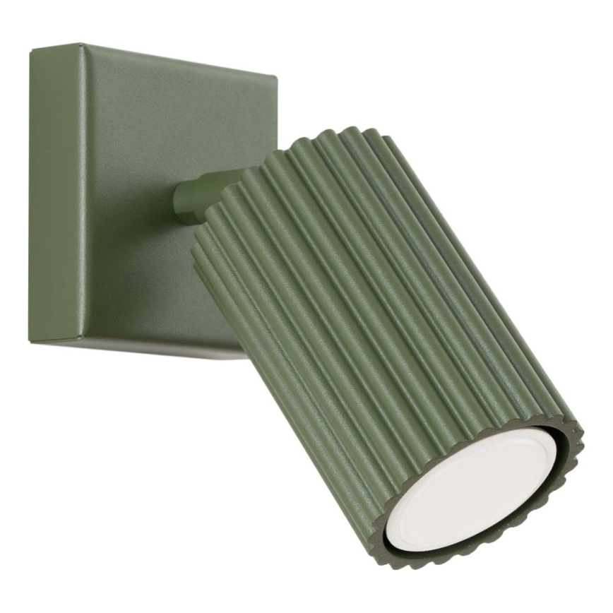 Faretto da parete KARBON 1xGU10/10W/230V verde