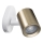 Faretto da parete LAURIN 1xGU10/10W/230V ottone/bianco