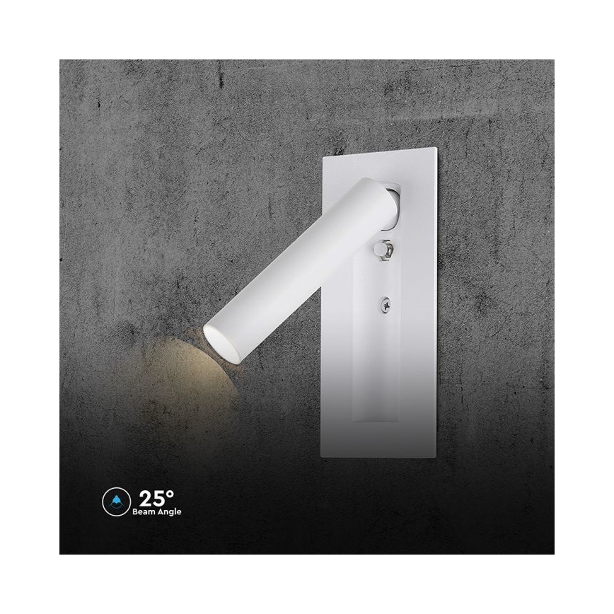 Faretto da parete LED/2W/230V 3000K bianco
