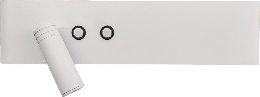 Faretto da parete LED RESORT LED/10W/230V + LED/3W, bianco, sinistro