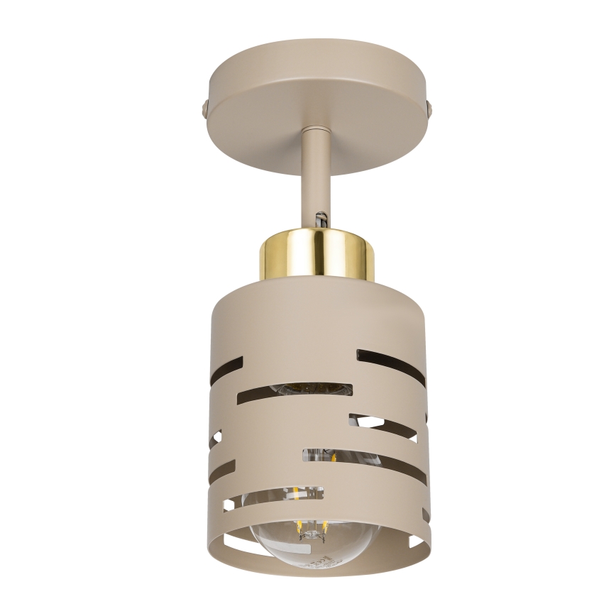 Faretto da parete orientabile ELEN 1xE27/35W/230V beige/oro