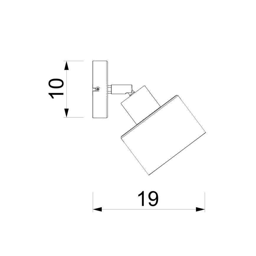 Faretto da parete PARKLA 1xE27/15W/230V beige