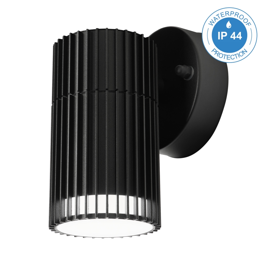 Faretto da parete per esterni LANTHEA 1x GU10/11W/230V IP44 nero