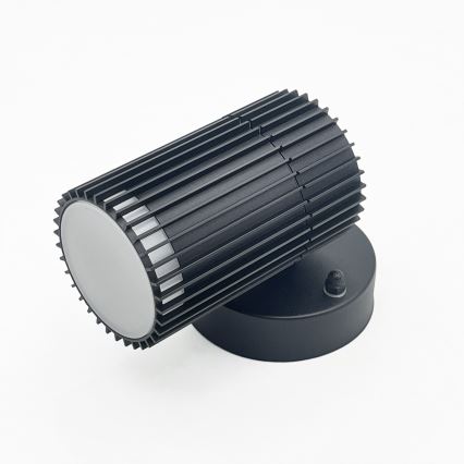 Faretto da parete per esterni LANTHEA 1x GU10/11W/230V IP44 nero