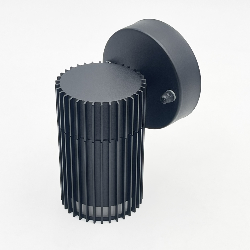 Faretto da parete per esterni LANTHEA 1x GU10/11W/230V IP44 nero