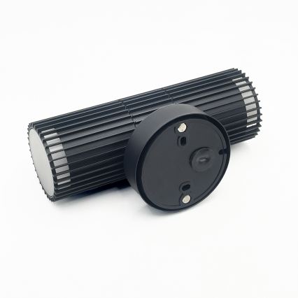 Faretto da parete per esterni LANTHEA 2xGU10/11W/230V IP44 nero