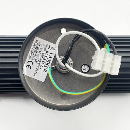 Faretto da parete per esterni LANTHEA 2xGU10/11W/230V IP44 nero
