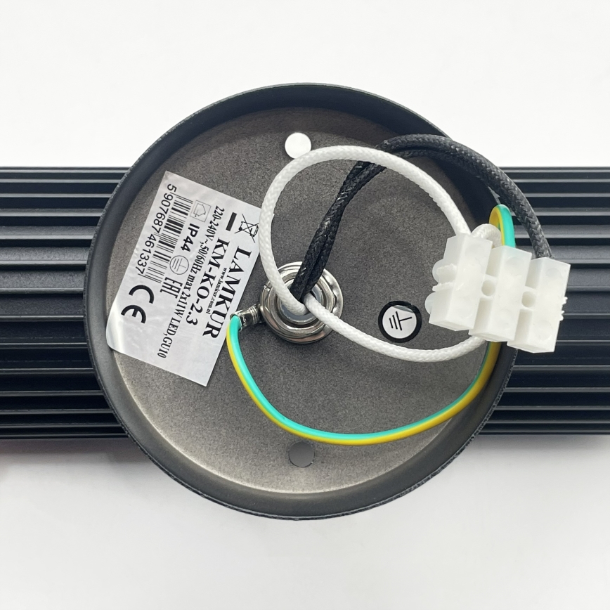 Faretto da parete per esterni LANTHEA 2xGU10/11W/230V IP44 nero