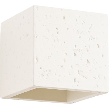 Faretto da parete QUAD 1xG9/8W/230V cemento/crema