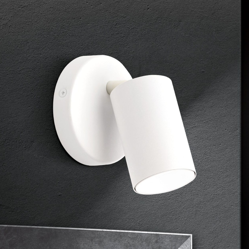 Faretto da parete SEAN 1xGU10/13W/230V bianco