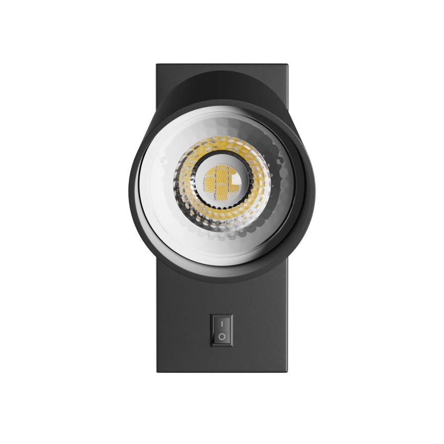 Faretto da parete SQUALLA VARIOSA 1xGU10/10W/230V nero