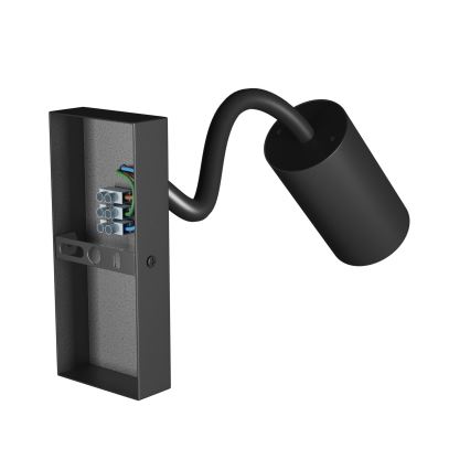 Faretto da parete SQUALLA VARIOSA 1xGU10/10W/230V nero