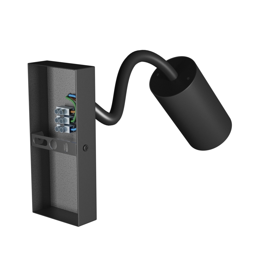 Faretto da parete SQUALLA VARIOSA 1xGU10/10W/230V nero