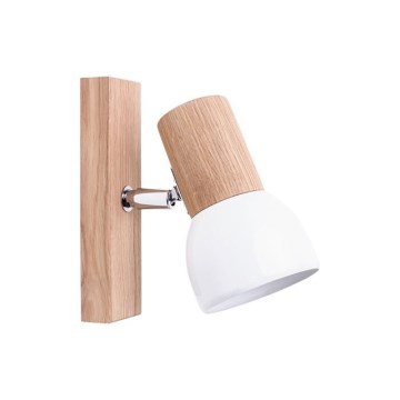 Faretto da parete SVENDA 1xE27/60W/230V rovere