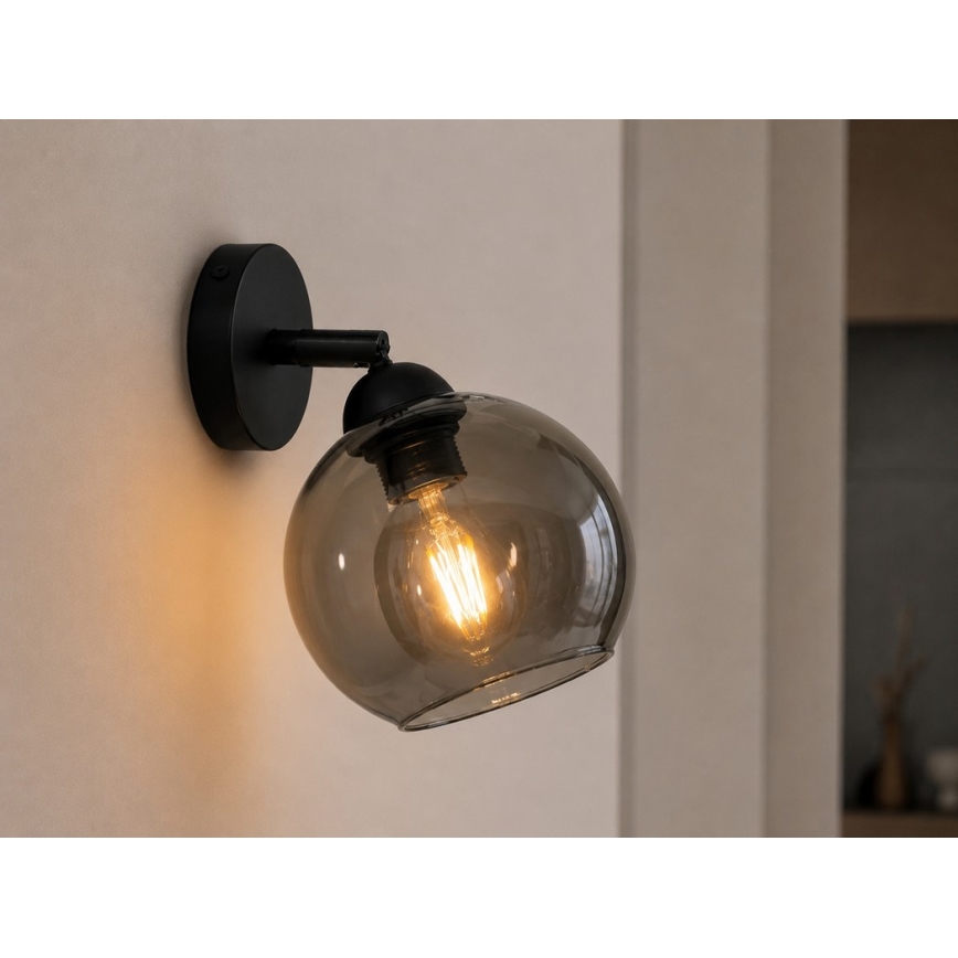 Faretto da parete UNO 1xE27/60W/230V nero