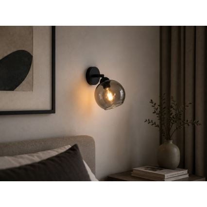 Faretto da parete UNO 1xE27/60W/230V nero