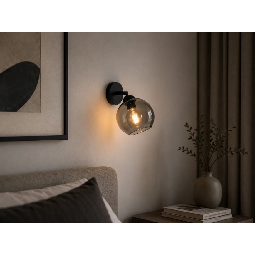 Faretto da parete UNO 1xE27/60W/230V nero