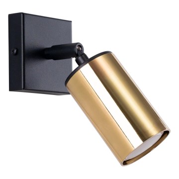 Faretto da parete WINX 1xGU10/10W/230V nero/oro