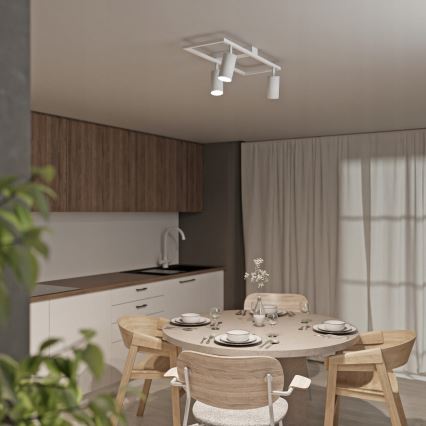 Faretto da soffitto 3xGU10/30W/230V bianco