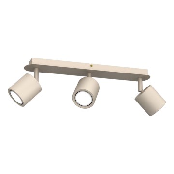 Faretto DEMIA 3x GU10/8W/230V beige