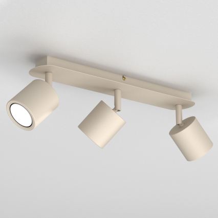 Faretto DEMIA 3x GU10/8W/230V beige