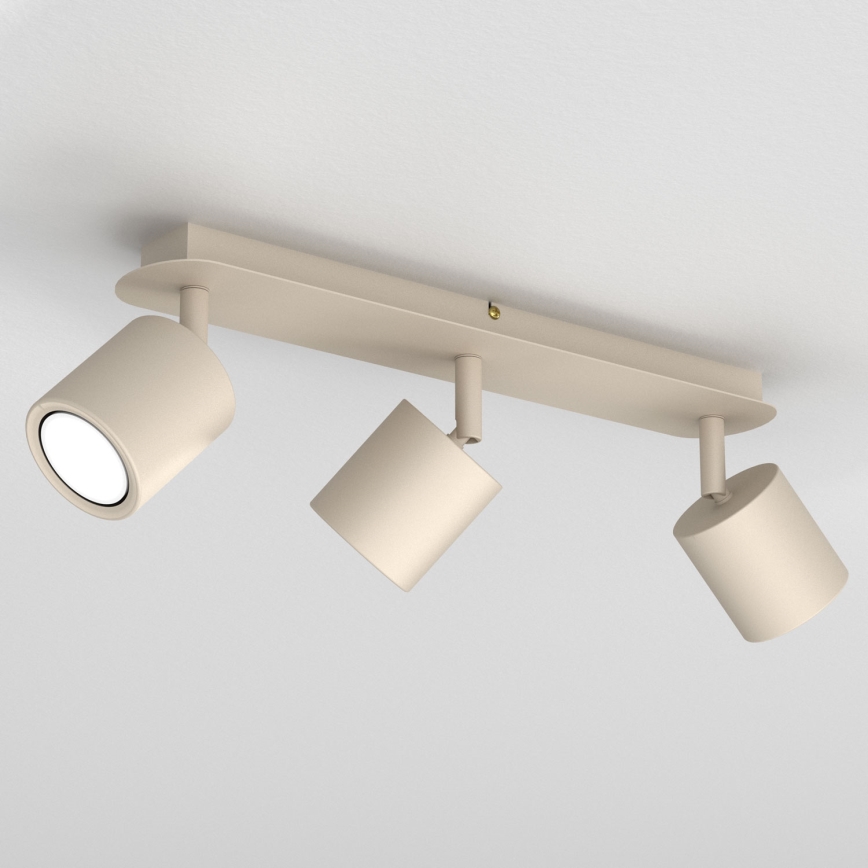 Faretto DEMIA 3x GU10/8W/230V beige