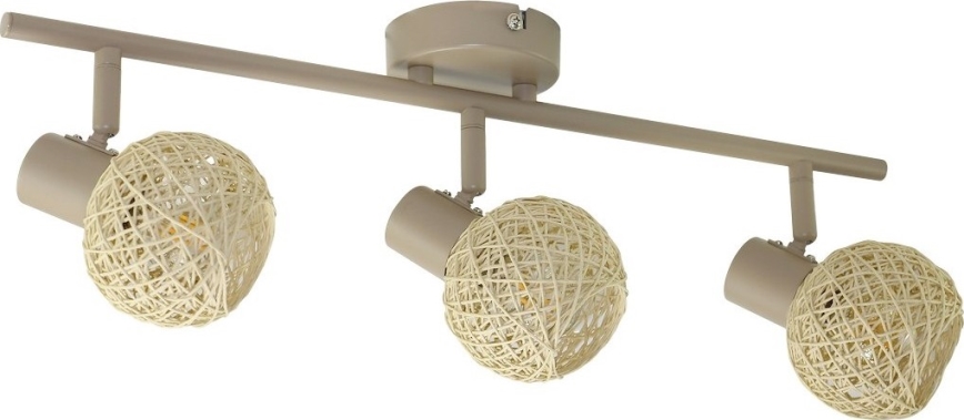 Faretto DEX 3xE14/10W/230V beige/crema
