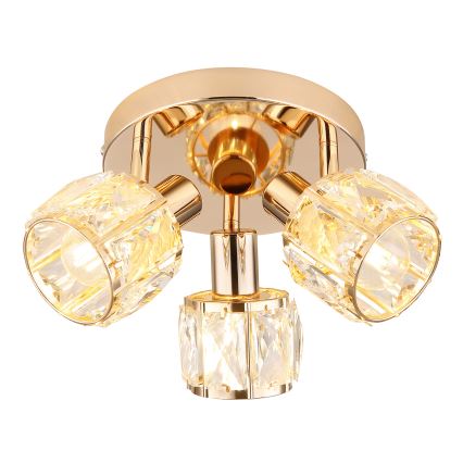 Faretto DUBAI 3xE14/40W/230V diametro 36 cm Oro rosa