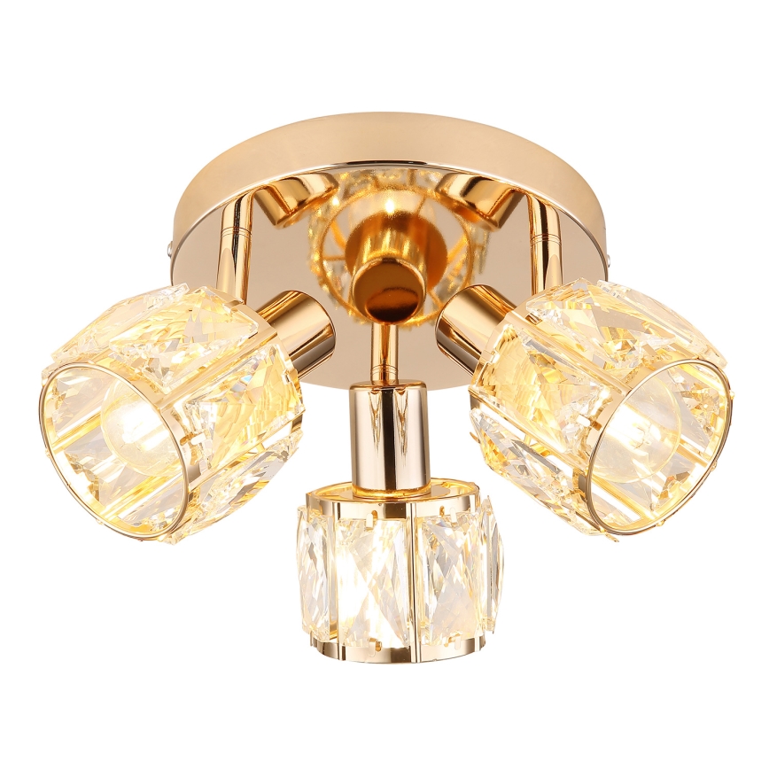 Faretto DUBAI 3xE14/40W/230V diametro 36 cm Oro rosa