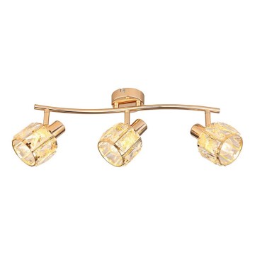 Faretto DUBAI 3xE14/40W/230V Oro rosa