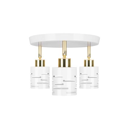 Faretto ELEN 3xE27/35W/230V bianco/oro