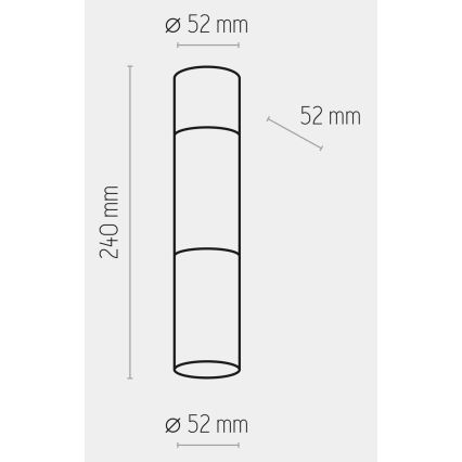 Faretto ELIT 1xGU10/10W/230V bianco