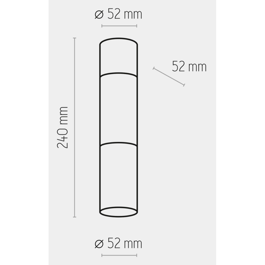 Faretto ELIT 1xGU10/10W/230V bianco