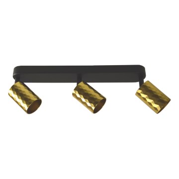 Faretto FAMA 3xGU10/30W/230V oro/nero