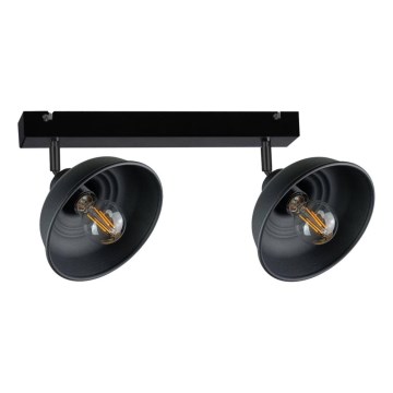 Faretto FAUN 2xE27/60W/230V nero