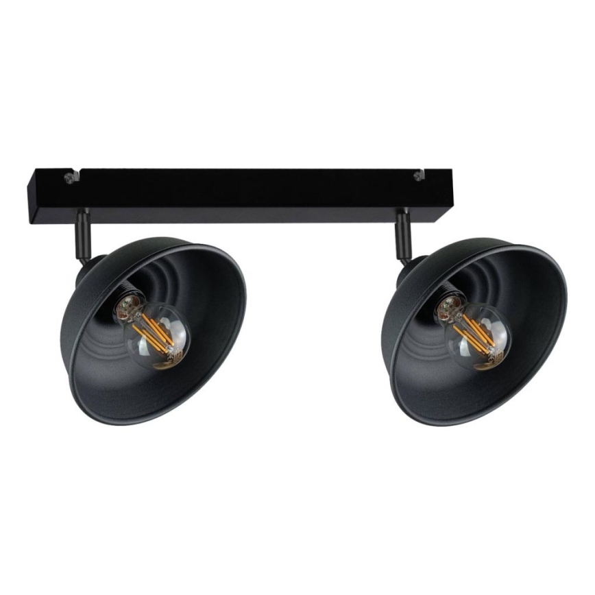 Faretto FAUN 2xE27/60W/230V nero