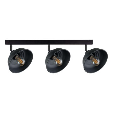 Faretto FAUN 3xE27/60W/230V nero