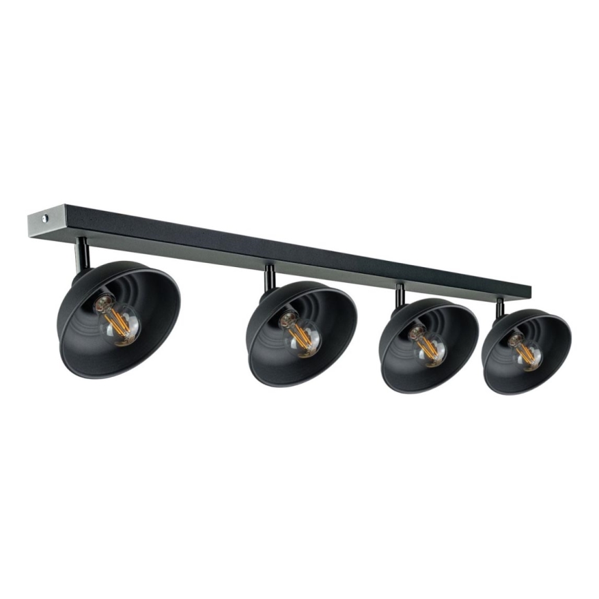 Faretto FAUN 4xE27/60W/230V nero